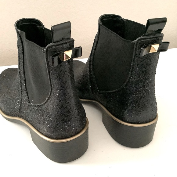 Kate Spade Sedgewick Black.   Glitter Ankle - Picture 3 of 8